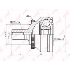 ШРУС наружный LYNXauto CO8007A