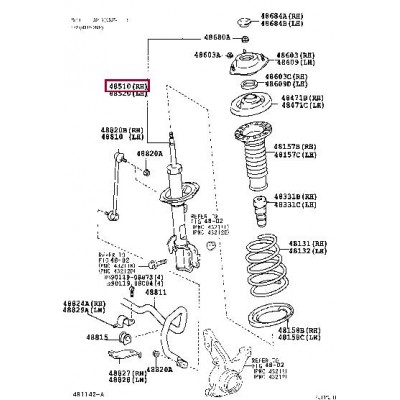 Стойка амортизационная LYNXauto G32392R