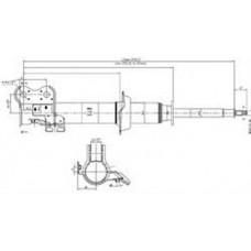 Стойка амортизационная LYNXauto G32549R