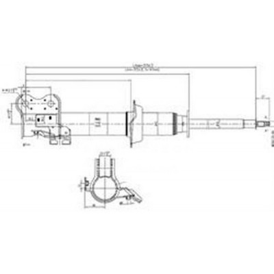Стойка амортизационная LYNXauto G32549R