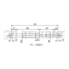 Амортизатор крышки багажника LYNXauto GS1142