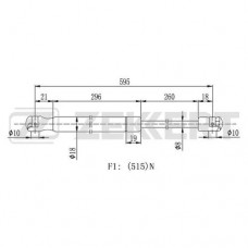 Амортизатор крышки багажника LYNXauto GS1150