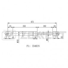 Амортизатор крышки багажника LYNXauto GS1937