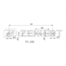 Амортизатор крышки багажника LYNXauto GS2000
