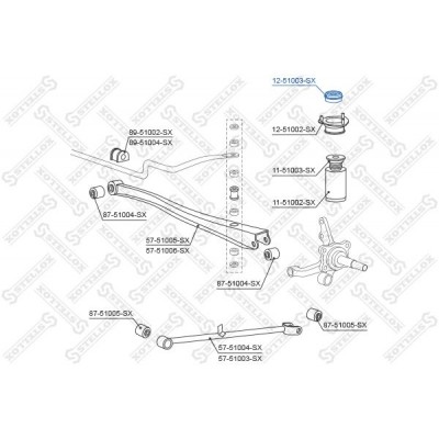 Опора амортизатора LYNXauto MA1226LR