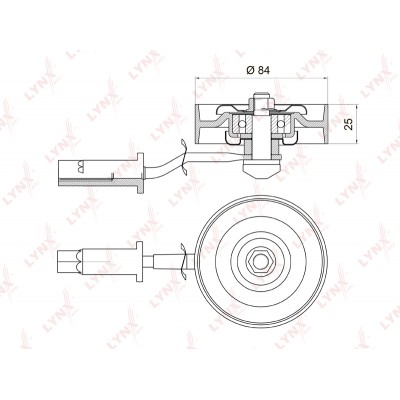 Опора двигателя LYNXauto ME1145