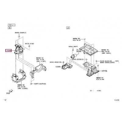 Опора двигателя LYNXauto ME1220