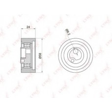 Ролик натяжной ремня ГРМ LYNXauto PB1059