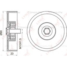 Ролик натяжной приводного ремня LYNXauto PB5027