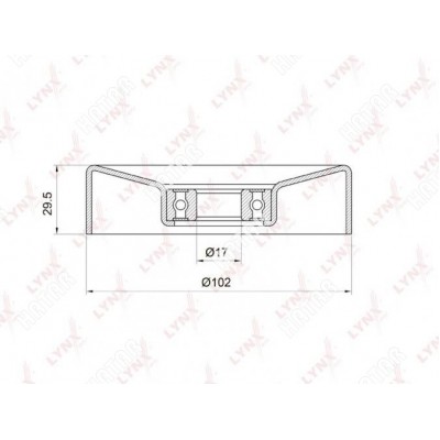 Ролик натяжной приводного ремня LYNXauto PB5033