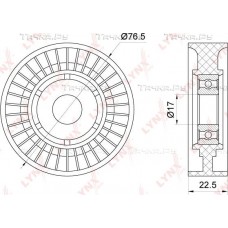 Ролик натяжной приводного ремня LYNXauto PB5357