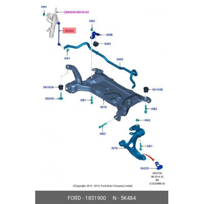 Ролик обводной приводного ремня LYNXauto PB7008