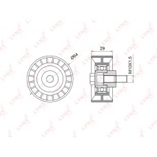 Ролик обводной приводного ремня LYNXauto PB7113