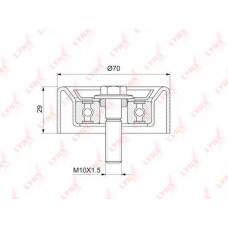 Ролик обводной навесного оборудования LYNXauto PB7207