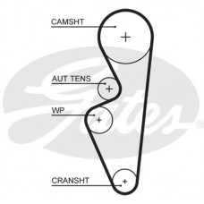 Комплект ремня ГРМ (усиленный ремень) LADA GRANTA 2190-94KALINA 2192-94LARGUSPRIORA 217072 LYNXauto PK1355