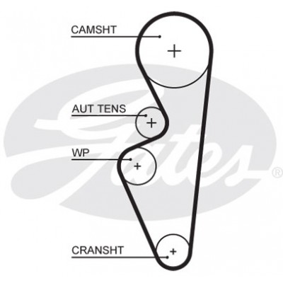 Комплект ремня ГРМ (усиленный ремень) LADA GRANTA 2190-94KALINA 2192-94LARGUSPRIORA 217072 LYNXauto PK1355