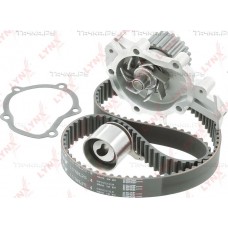 Комплект ремня ГРМ с водяным насосом (усиленный ремень) LYNXauto PW1055