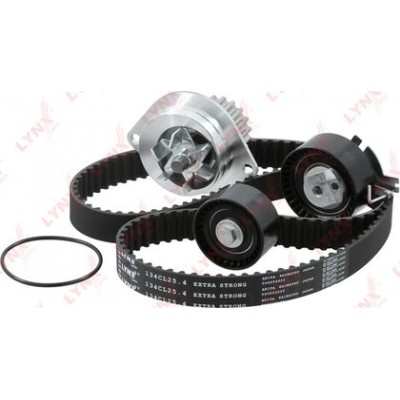 Комплект ремня ГРМ с водяным насосом (усиленный ремень) LYNXauto PW1208