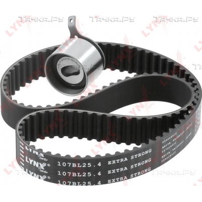 Комплект ремня ГРМ с водяным насосом (усиленный ремень) LYNXauto PW1241