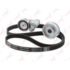 Комплект ремня ГРМ с водяным насосом (усиленный ремень) LYNXauto PW1654