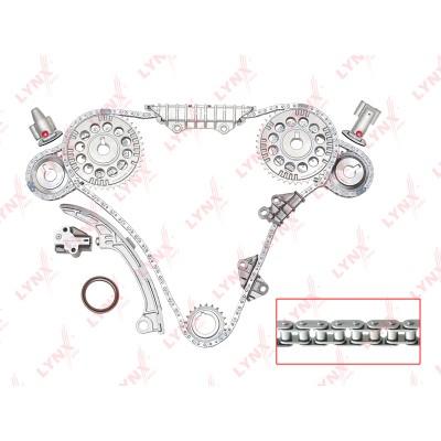 Комплект цепи ГРМ LYNXauto TK0032