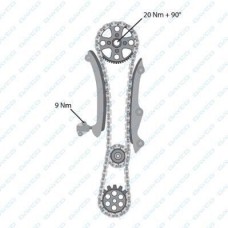 Комплект цепи ГРМ LYNXauto TK0043 Комплект цепи ГРМ LYNXauto TK0043