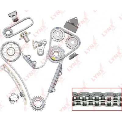 Комплект цепи ГРМ LYNXauto TK0049