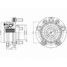 Ступица колеса LYNXauto WH1500