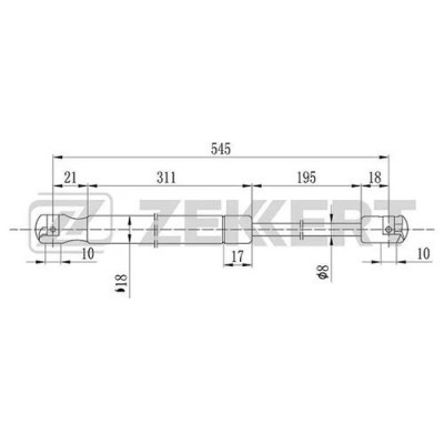 Амортизатор крышки багажника Mando EGS00153K