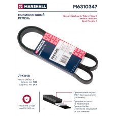 Ремень поликлиновой Marshall M6310347