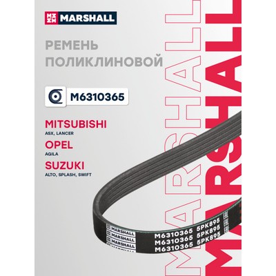 Ремень поликлиновой Marshall M6310365