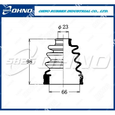Пыльник ШРУСа внутреннего Maruichi 02141