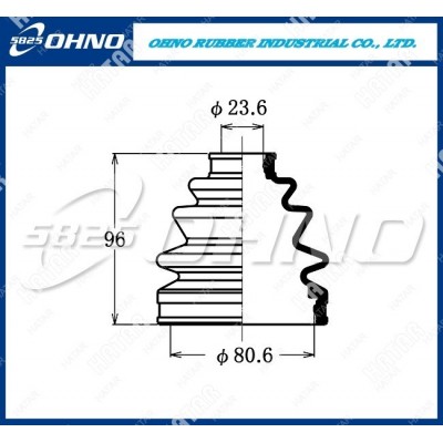Пыльник ШРУСа внешнего Maruichi 02148