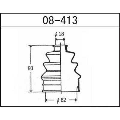 Пыльник рулевой рейки Maruichi 07482