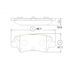 Суппорт тормозной Master KiT 77AK1165