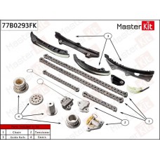 Комплект цепи ГРМ Master KiT 77B0453FK Комплект цепи ГРМ Master KiT 77B0453FK