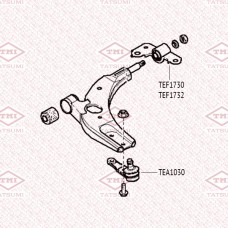 Опора шаровая нижняя LR METACO 4200039