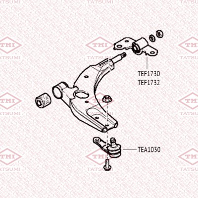 Опора шаровая нижняя LR METACO 4200039