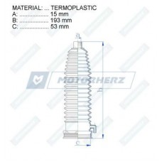 Пыльник рулевой рейки Motorherz RDZ0046MG