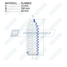 Пыльник рулевой рейки Motorherz RDZ0228MG