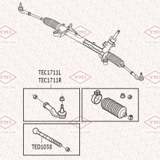 Тяга рулевая PARTRA AJ5019