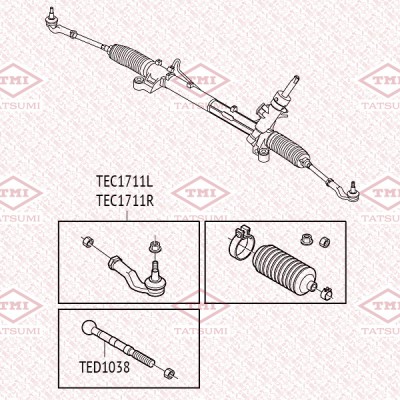 Тяга рулевая PARTRA AJ5019