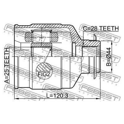 ШРУС внутренний Pilenga CVP1217