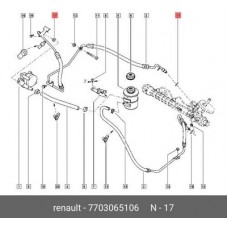 Кольцо уплотнительное (7703065106) Renault 7703065311