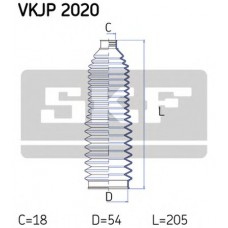 Пыльник рулевой рейки Sidem 302039
