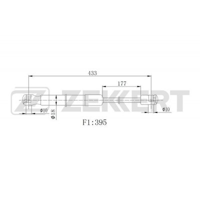 Амортизатор крышки багажника Standard Springs STG2148