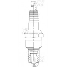 Свеча зажигания (кмпл. 4шт) (зазор 0,5мм) STARTVOLT VSP0004A