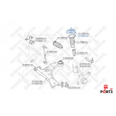 Опора амортизатора пер. Toyota Corolla Stellox 1217028SX