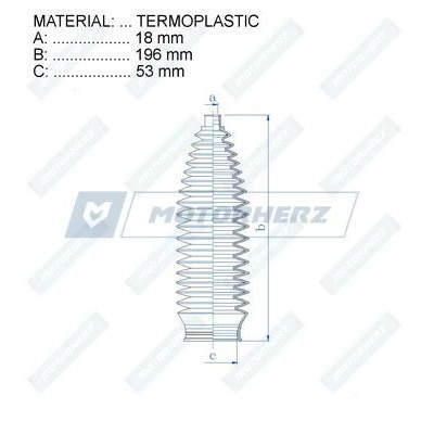 Пыльник рулевой рейки SUFIX FD1139