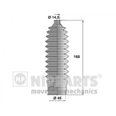 Пыльник рулевой рейки SUFIX FD1162